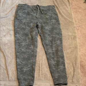 Gray Camouflage Joggers